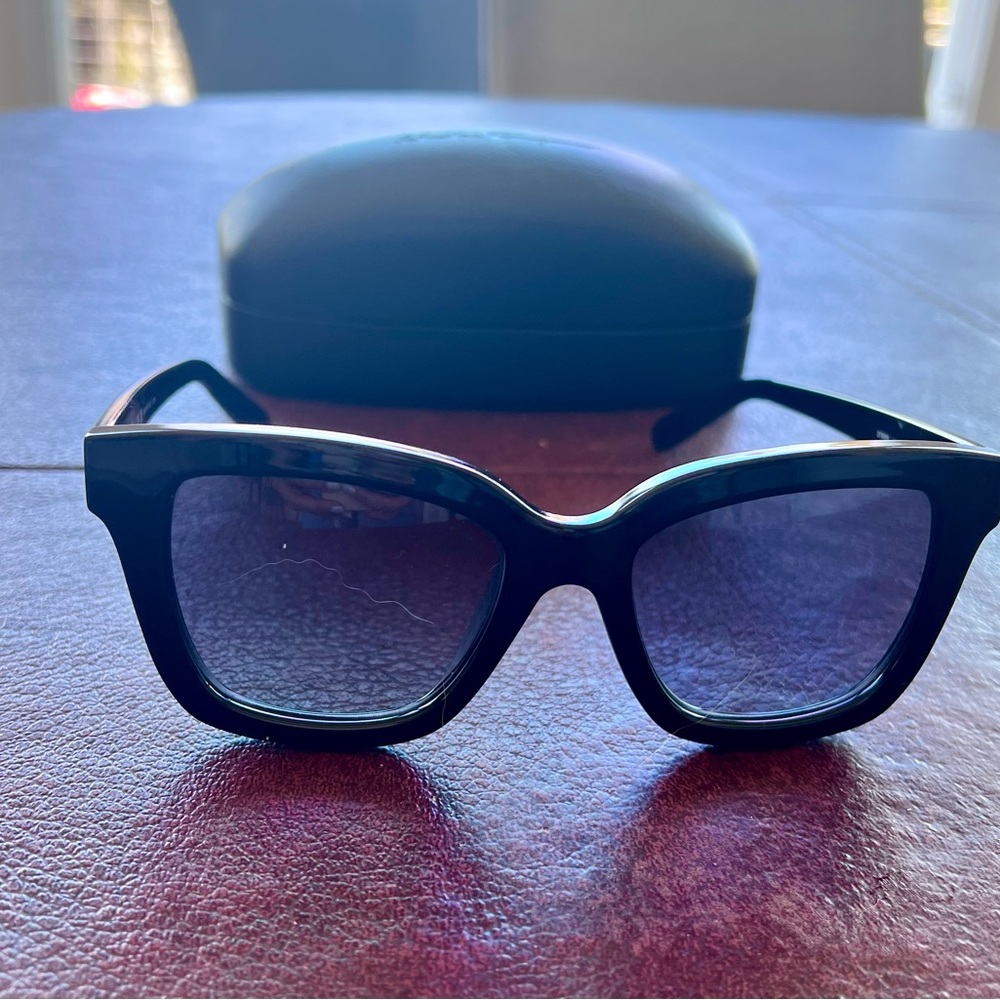 Salvatore Ferragamo Black Square Glasses